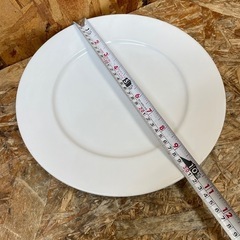C(6811)直接引き取り限定 白いお皿 洋食器 中皿 8枚セット プレート皿 20.5cm 白 業務用 食器 飲食店 店舗用 中古品の画像