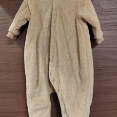 UNIQLO BABY ファーリーフリースオールインワン　カバー...