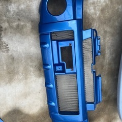 kei フロントバンパー 青