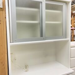 北九州市福岡市限定　松田家具　レンジボード　キッチン収納 松田家具 キッチンボート キッチン収納 レンジボード 幅 約 100.5cm