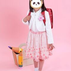 女の子用 ボレロ スカート ブラウス セット 120サイズ an...