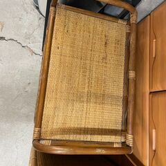 ラタンチェスト　No.15356　スリムタイプ　籐　タンス　衣類収納　【リサイクルショップどりーむ天保山店】の画像