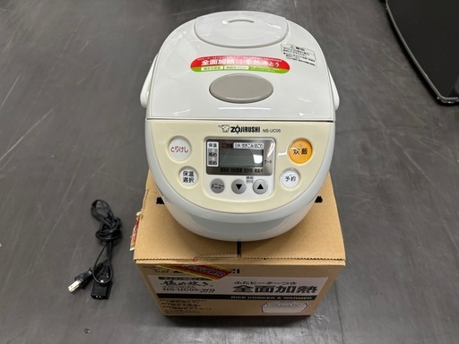 激安‼️美品 象印 マイコン炊飯ジャー 極め炊き 3合炊き NS-UC05-WBMY080