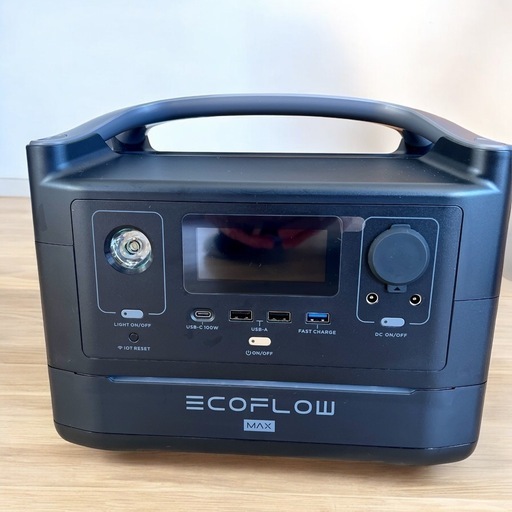 【専用バッグ付】EcoFlow  Max ポータブル電源 エコフロー リバーマックス X-Boost最大1200W 576wh