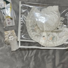 お宮参り　フード•スタイ　4点セット