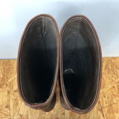 【A89】パッチワークレザーブーツ Hysteric glamour ブラウンの画像