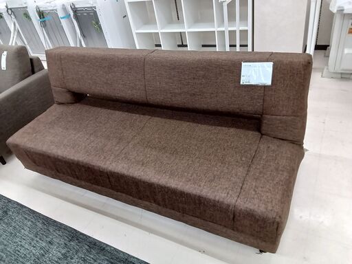 ★ジモティ割あり★  ソファー2人用 ブラウン W184×D81×H78 クリーニング済み TC6089