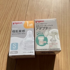 未使用Pigeon 搾乳機アダプター、乳首Sサイズの画像