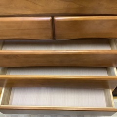 【リサイクルサービス八光】幅90㎝　全国家具工業連合会　木製7段チェストの画像