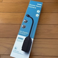 防犯カメラ、WiFiミニグースネックカメラ360度広角