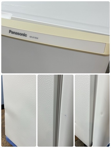 R066 ☀️ Panasonic 冷蔵庫 (168L) 2ドア 19年製 NR-B17BW ⭐ 動作確認済 ⭐ クリーニング済