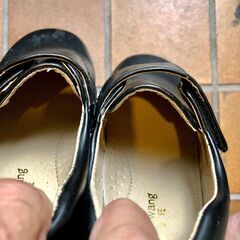 [無料] 男児フォーマルシューズ 23cm 黒マットの画像