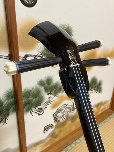 沖縄三線！新品！貴重！知念大工型！本蛇皮、本張り (一枚張り)㉓