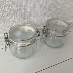 ガラス容器2セット