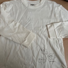 白のロンＴ 110cm