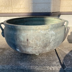 火鉢、花器2つ