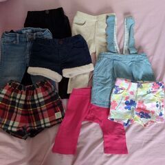 子供服　サイズ80　ボトムス　8点まとめ売り　秋冬服