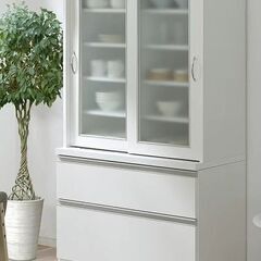 新品未使用品 カップボード 食器棚 