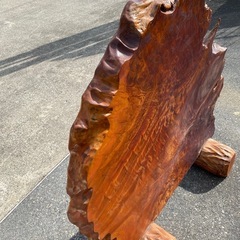 高級天然木 衝立 1枚板