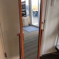 ♪【あげます！0円 早めの引取希望】全身鏡 姿見 ミラー キャス...