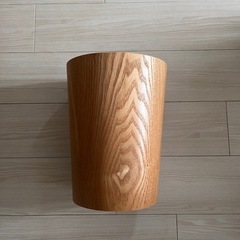 無印　木製ゴミ箱の画像