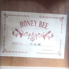 HONEY BEE ハニービー F-15 BK アコースティックギター ソフトケース付 アコギ☆ 札幌市 北区 屯田 の画像