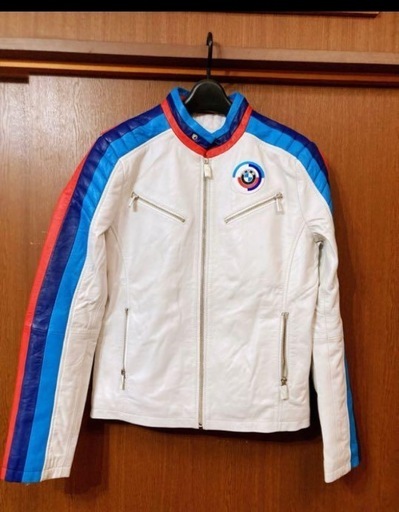 男性と女性用本革ジャケットお得な新品二枚セット