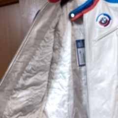 男性と女性用本革ジャケットお得な新品二枚セットの画像