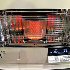 SUNPOT/サンポット 石油暖房機 煙突式ストーブ 半密閉式石油ストーブ 床暖内蔵タイプ UFH-7732UKC T 2021年製 動作確認済み 暖房機器