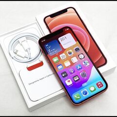 美品 iPhone12 mini 64GB レッド MGAE3J...