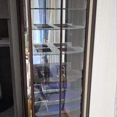 ガラス 飾り棚 キャビネット