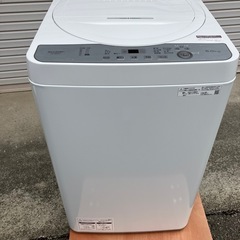  シャープ　洗濯機　ES-GE6HJ-W 美品