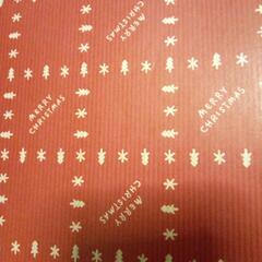 クリスマス包装紙１２枚の画像