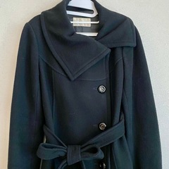 【予約中】alices アリシャス リボンベルト付デザインウールコートの画像