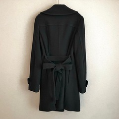 【予約中】alices アリシャス リボンベルト付デザインウールコートの画像