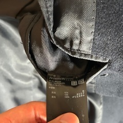 美品★ユニクロ ウールカシミヤチェスターコート★173cmジャスト NAVYの画像