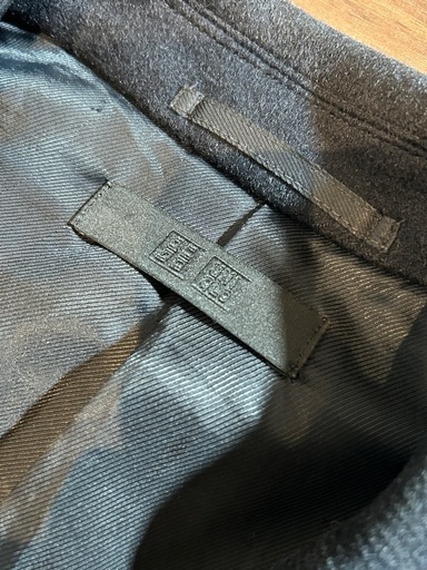 美品★ユニクロ ウールカシミヤチェスターコート★173cmジャスト NAVY