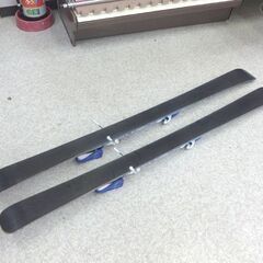 ② KAZAMA 126cm ジュニアスキー SPAX-J 子供用 カービングスキー ブルー系 LOOK ビンディング付き板 カザマ 札幌市 屯田店の画像