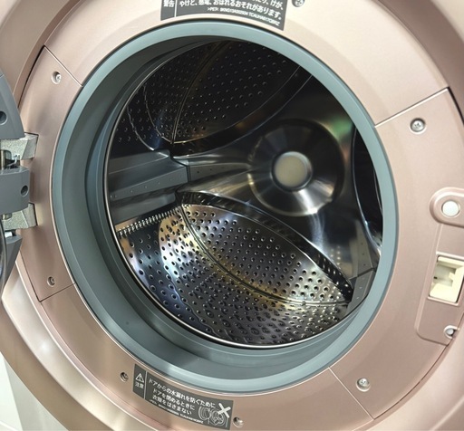 札幌引取り歓迎 美品 22年製 SHARP シャープ ドラム式洗濯乾燥機 ES-S7G-NL 洗濯7kg/乾燥3.5kg