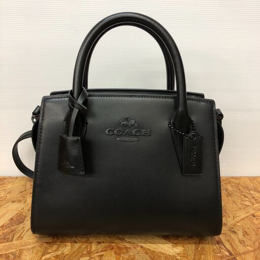 【A98】2WAYバッグ CP081 COACH ブラック