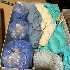 毛糸まとめ売りの画像