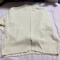 新品タグ付き　GRL ダメージニット　フリーサイズ　F 新品の画像