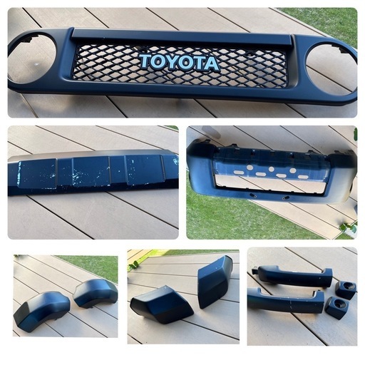 fjクルーザー   塗装パーツ　バンパー　グリル