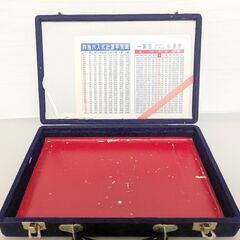 麻雀牌セット・手積み用・ケース付・No.230611-21の画像