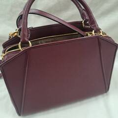 MICHAEL　KORS　クレオサッチェル　ハンドバッグ　レッド【ジャングルジャングルイズミヤ広陵店】の画像