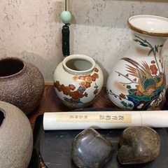置物 花瓶 壺 伊万里 九谷 銘無し 他 まとめて  オブジェの画像