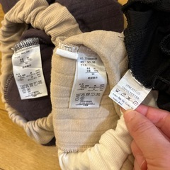 【引取先決定済】90サイズボトムスパンツ３点セットの画像