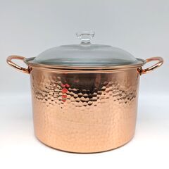 銅鍋・両手鍋・調理器具・4.3L・No.230806-11