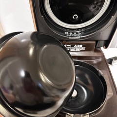 東芝　IHジャー炊飯器 備長炭かまど本羽釜 RC-4ZPJ-T 2.5合の画像