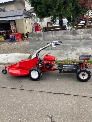 オートモアーAM80座席アダプター付き草刈機